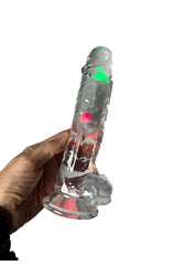 Shots Toys - RealRock - Vibrating LED Dildo With Remote Control - Stag Shop