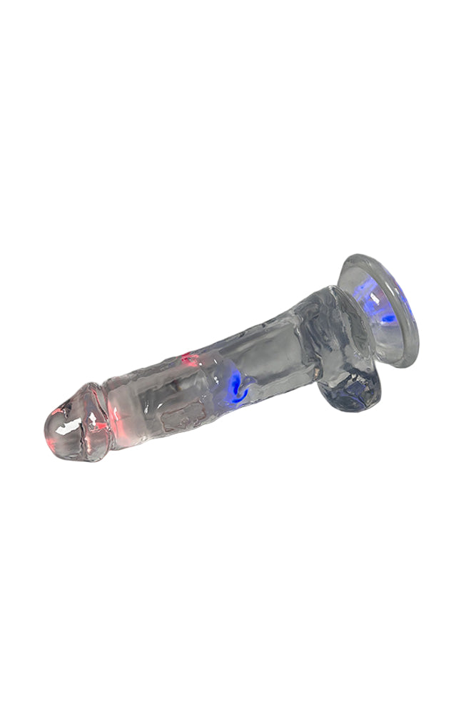 Shots Toys - RealRock - Vibrating LED Dildo With Remote Control - Stag Shop