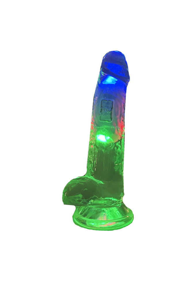 Shots Toys - RealRock - Vibrating LED Dildo With Remote Control - Stag Shop