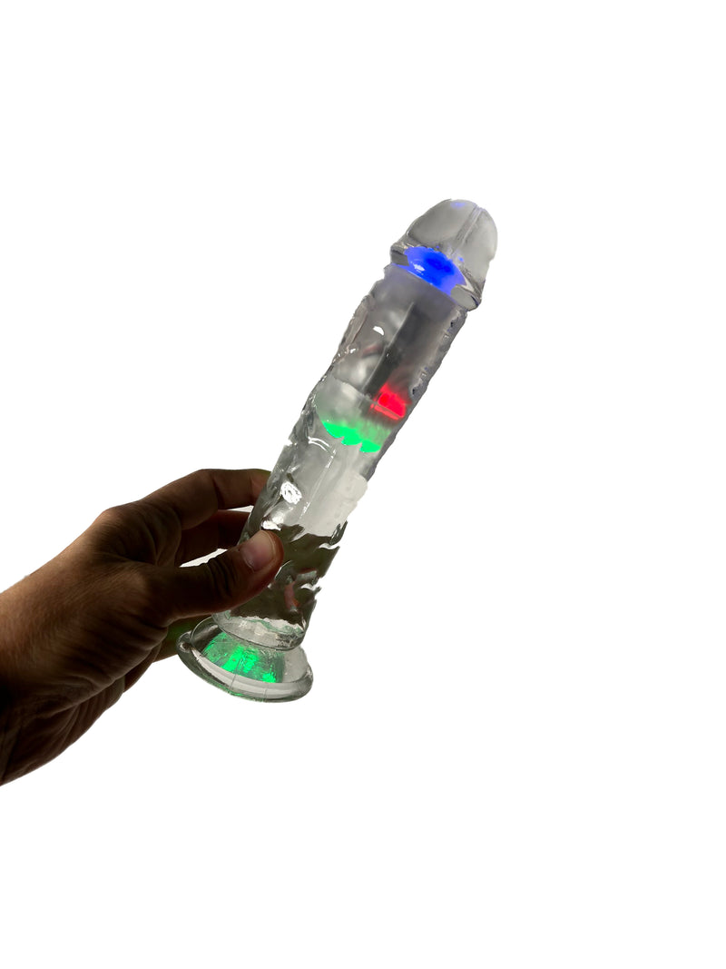 Shots Toys - RealRock - Vibrating LED Dong With Remote Control - Stag Shop
