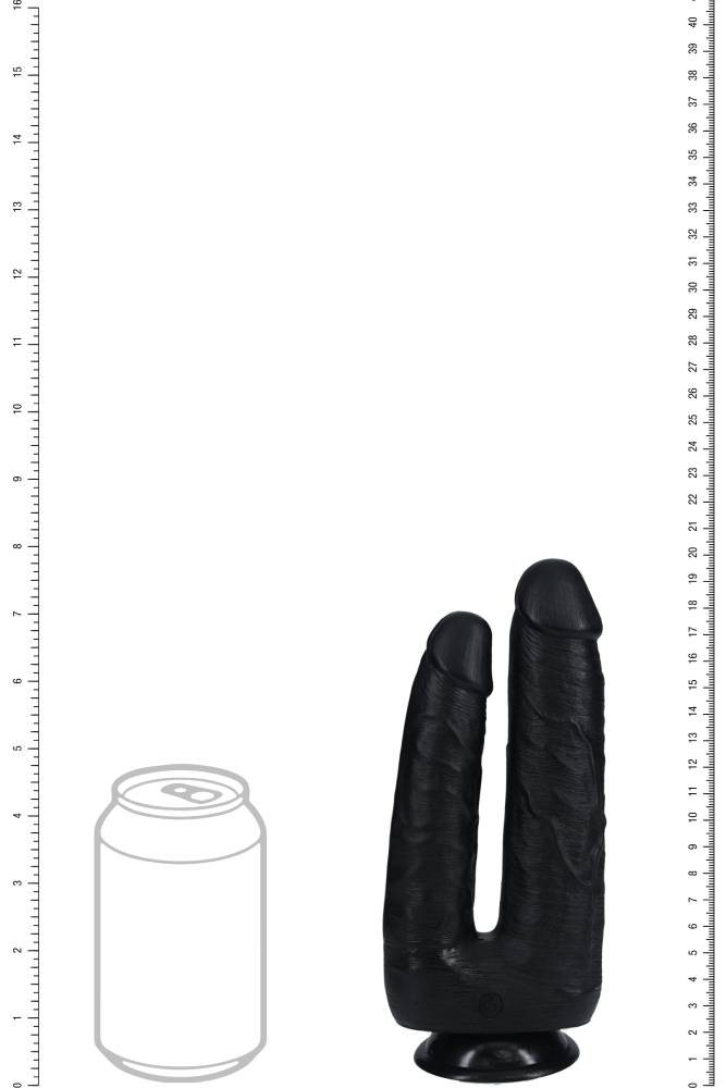 Shots Toys - Real Rock - Double Trouble 7/8 inch Double Penetration Dildo - Various Colours - Stag Shop