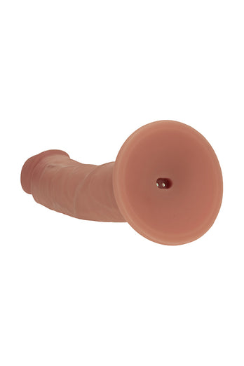 Shots Toys - RealRock - Vibrating Curved Dual Density Silicone Dildo - Stag Shop