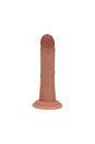 Shots Toys - RealRock - Vibrating Curved Dual Density Silicone Dildo - Stag Shop