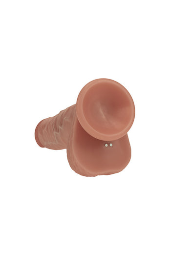 Shots Toys - RealRock - Vibrating & Thrusting Dual Density Silicone Dildo - Stag Shop