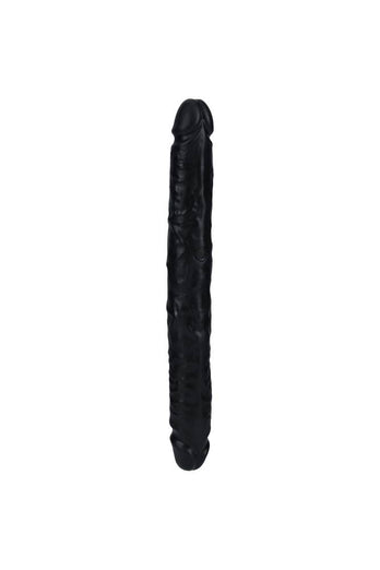 Shots Toys - Real Rock - Slim Double Ended Dong - Black - Various Sizes - Stag Shop