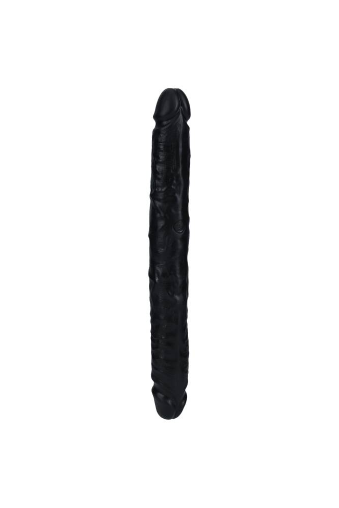 Shots Toys - Real Rock - Slim Double Ended Dong - Black - Various Sizes - Stag Shop