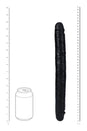 Shots Toys - Real Rock - Slim Double Ended Dong - Black - Various Sizes - Stag Shop