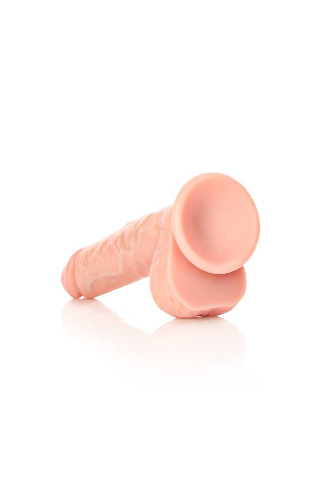 Shots Toys - Real Rock - 7" Straight Dildo with Balls - Various Colours - Stag Shop
