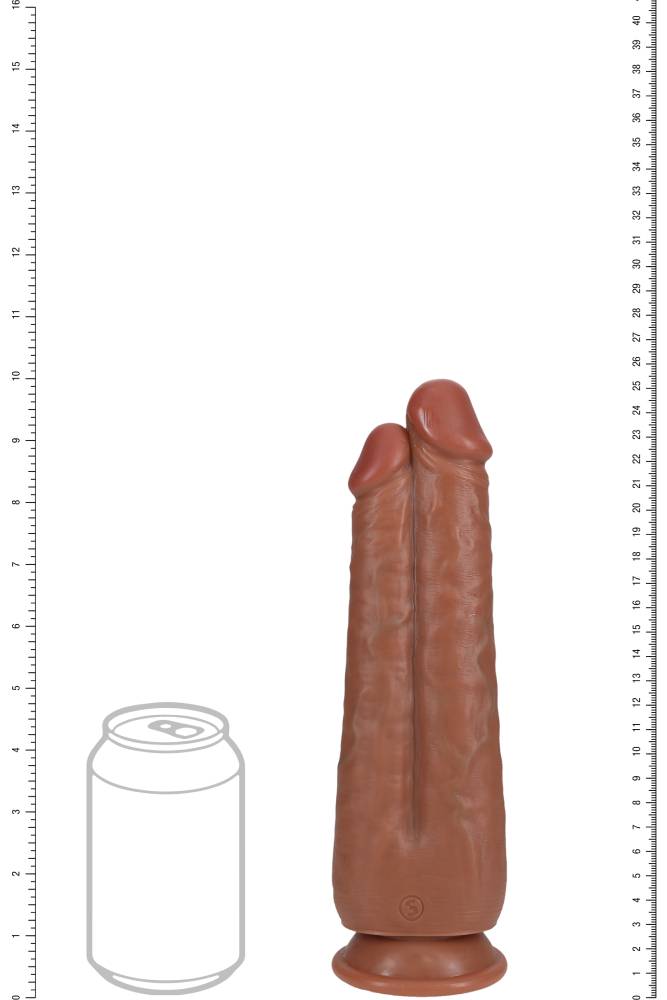 Shots Toys - Real Rock - Two in One 9/10" Dildo - Various Colours - Stag Shop