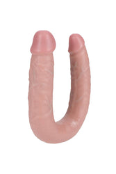 Shots Toys - Real Rock - U Shaped Double Penetration Dildo - Black - Various Sizes - Stag Shop