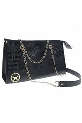 Ouch by Shots Toys - Rome Collection - Bondage Kit with Bag - Black/Gold - Stag Shop