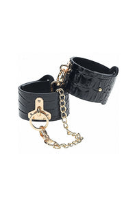 Thumbnail for Ouch by Shots Toys - Rome Collection - Handcuffs - Black/Gold - Stag Shop