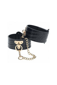 Thumbnail for Ouch by Shots Toys - Rome Collection - Bondage Kit with Bag - Black/Gold - Stag Shop