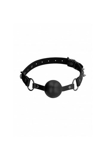 Ouch by Shots Toys - Skull & Bones - Studded Silicone Ball Gag - Stag Shop