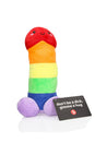 Shots Toys - 12 inch Penis Plushie - Rainbow - Stag Shop