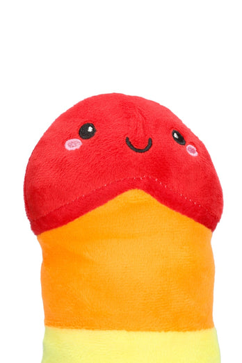 Shots Toys - 12 inch Penis Plushie - Rainbow - Stag Shop