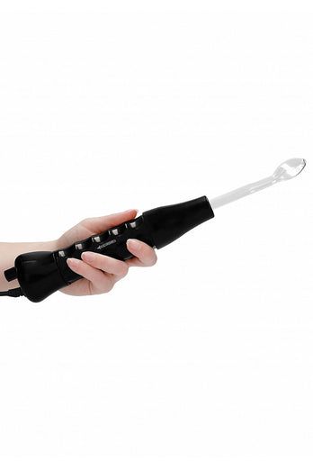 Shots Toys - Electroshock - Electro-sex Lightning Wand 5pc Set - Black - Stag Shop