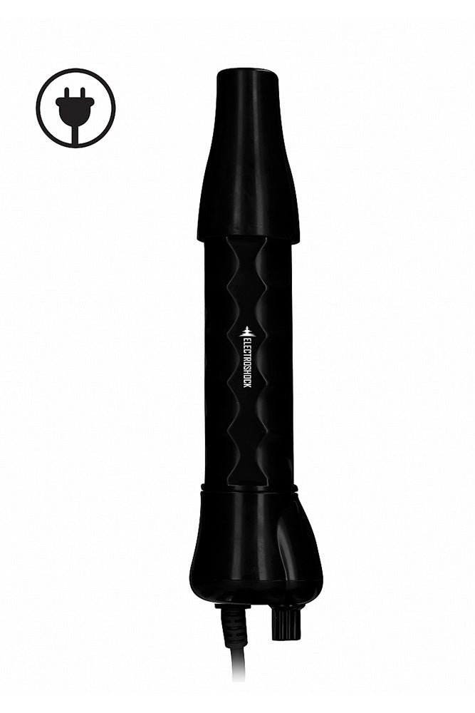 Shots Toys - Electroshock - Electro-sex Lightning Wand 5pc Set - Black - Stag Shop