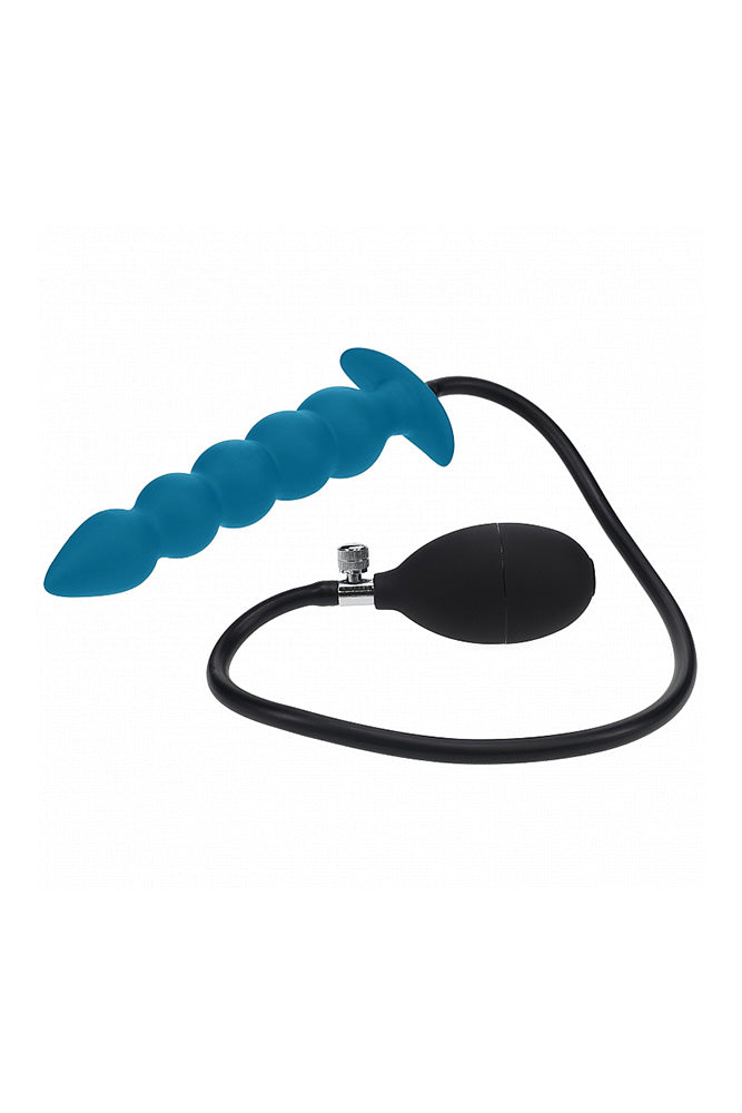 Shots Toys - Levelz - Beaded Inflatable Silicone Anal Plug - Stag Shop