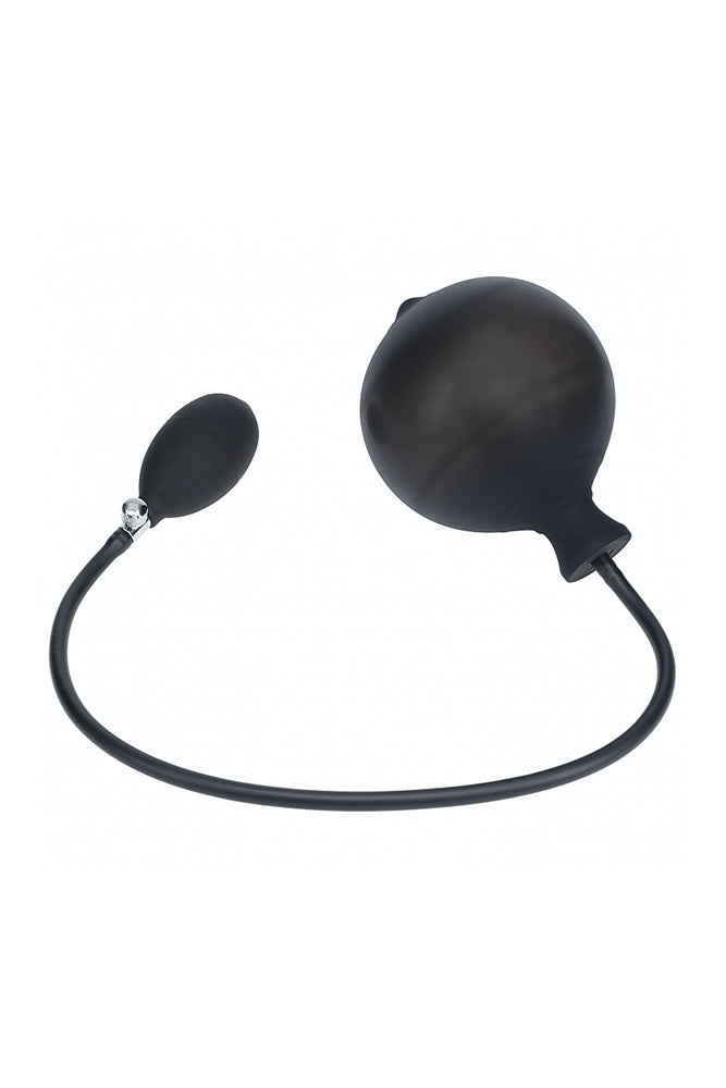 Shots Toys - Levelz - Ribbed Inflatable Silicone Anal Plug - Stag Shop