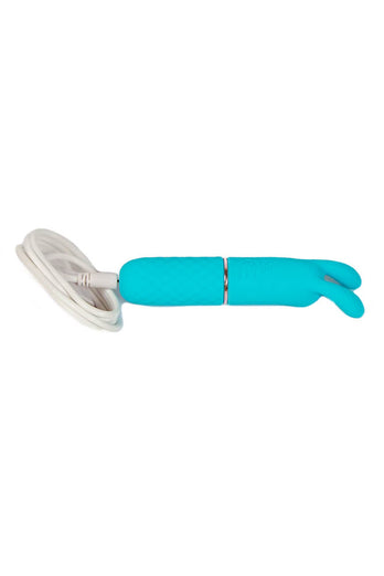 Shots Toys - Loveline - Dona Mini Rabbit Vibrator - Blue - Stag Shop