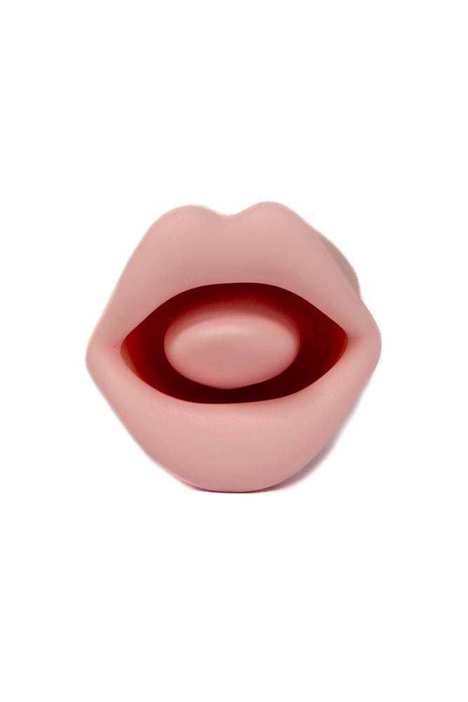 Shots Toys - Loveline - Kiss Sucking & Vibrating Mouth Stimulator - Pink - Stag Shop