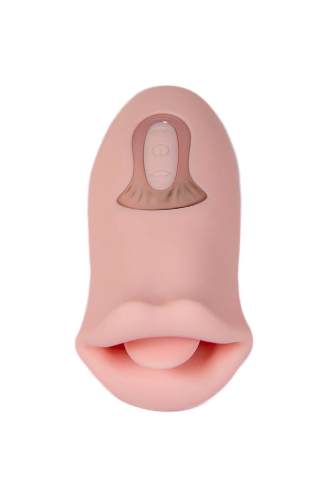 Shots Toys - Loveline - Kiss Sucking & Vibrating Mouth Stimulator - Pink - Stag Shop