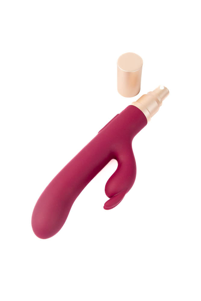 Shots Toys - Loveline - Traveler Rabbit Vibrator & Lube Dispenser - Various Colors - Stag Shop