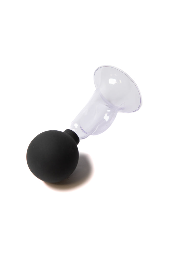 Ouch by Shots Toys - Nipple Sucker - Black/Clear - Stag Shop