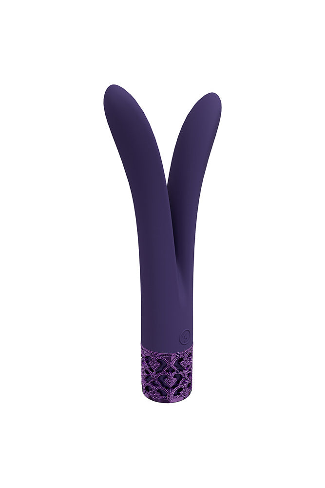 Shots Toys - Royal Gems - Dueling Queens Vibrator - Various Colours - Stag Shop