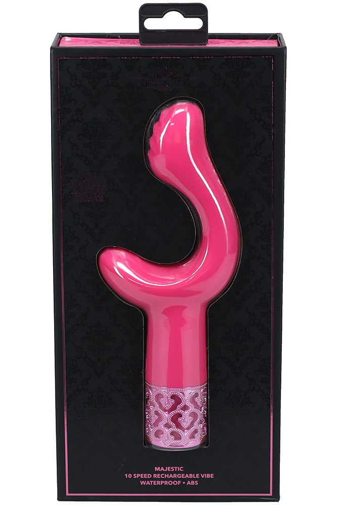 Shots Toys - Royal Gems - Majestic Rabbit Vibrator - Various Colours - Stag Shop