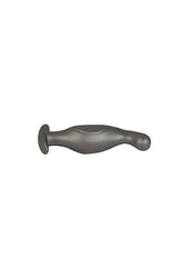 Ouch by Shots Toys - P-Spot Silicone Anal Plug - Gunmetal - Stag Shop