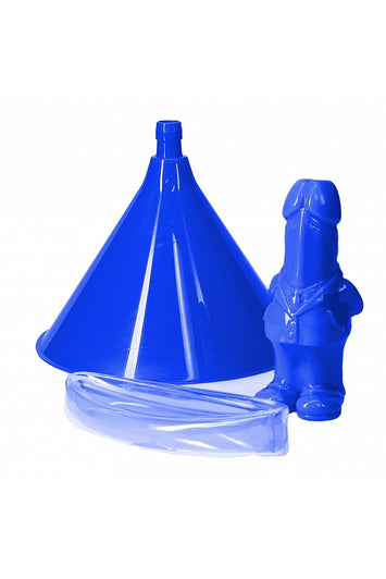 Shots Toys - The Dickheads - Beer Bong - Blue - Stag Shop