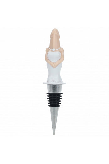 Shots Toys - The Dickheads - Bride Bottle Stopper - Beige - Stag Shop