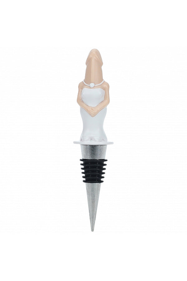 Shots Toys - The Dickheads - Bride Bottle Stopper - Beige - Stag Shop