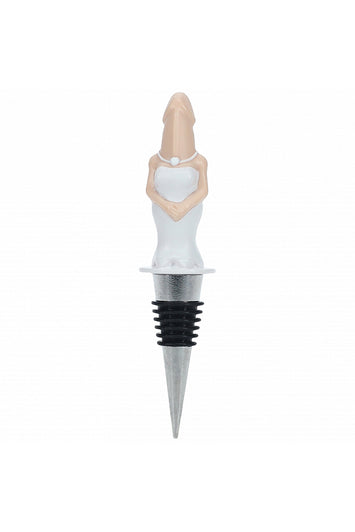 Shots Toys - The Dickheads - Bride Bottle Stopper - Beige - Stag Shop