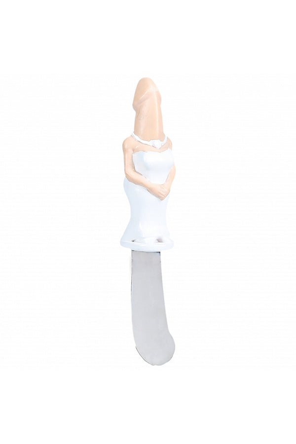 Shots Toys - The Dickheads - Bride Spread Knife - Beige - Stag Shop