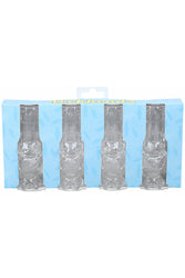 Shots Toys - The Dickheads - Bride Tall Shot Glass Set - Clear - Stag Shop