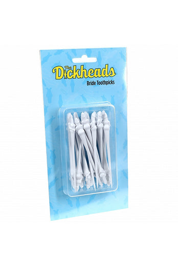 Shots Toys - The Dickheads - Bride Toothpicks - White - Stag Shop