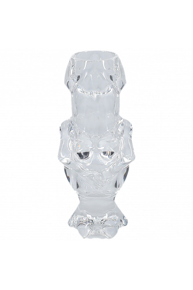 Shots Toys - The Dickheads - Couples Tall Shot Glass Set - Clear - Stag Shop