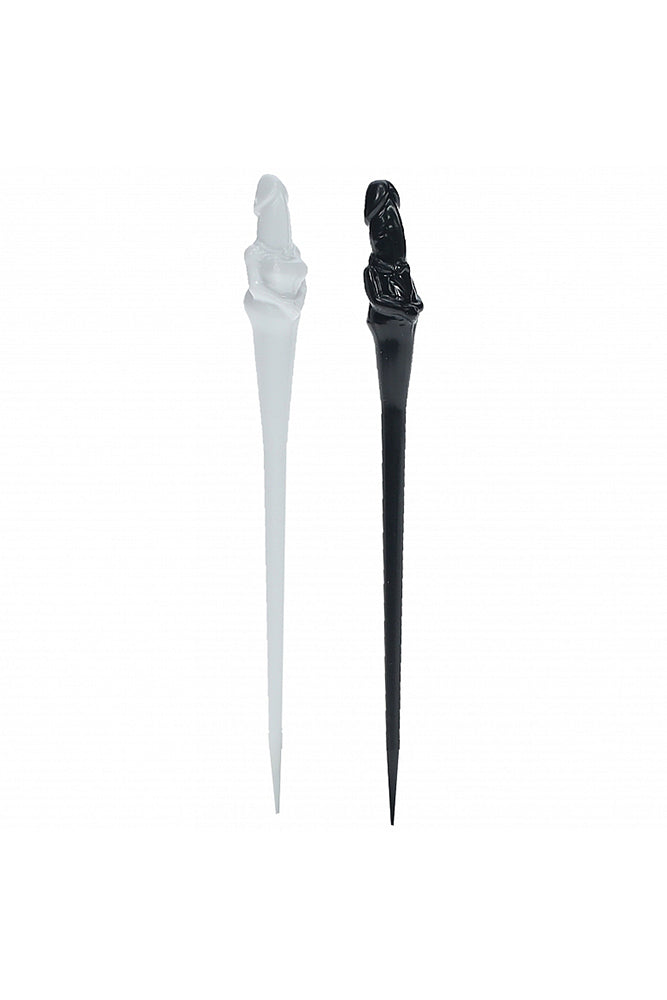 Shots Toys - The Dickheads - Couples Toothpicks - Black & White - Stag Shop