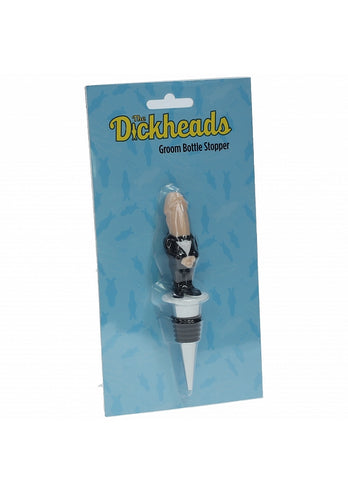 Shots Toys - The Dickheads - Groom Bottle Stopper - Beige - Stag Shop