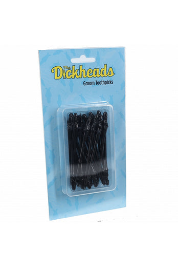 Shots Toys - The Dickheads - Groom Toothpicks - Black - Stag Shop