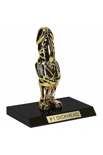 Shots Toys - The Dickheads - #1 Dickhead Trophy - Gold - Stag Shop