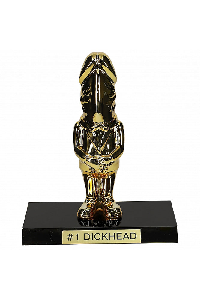 Shots Toys - The Dickheads - #1 Dickhead Trophy - Gold - Stag Shop