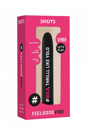 Shots Toys - Solo Thrill Like Yolo Vibe Bullet Vibrator - Black - Stag Shop
