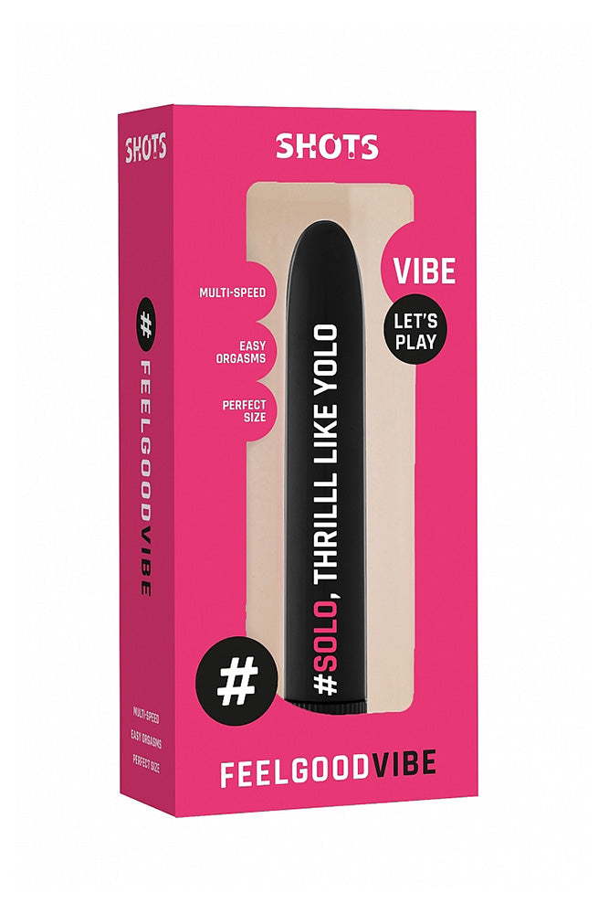 Shots Toys - Solo Thrill Like Yolo Vibe Bullet Vibrator - Black - Stag Shop