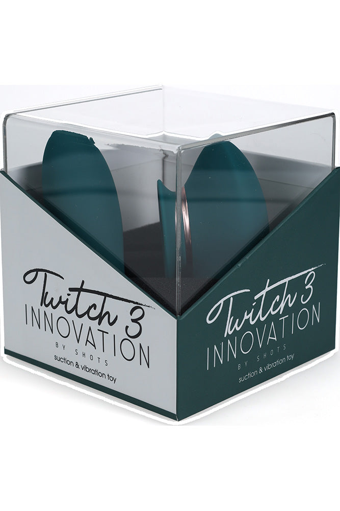 Shots Toys - Twitch 3 Egg Vibrator with Clitoral Suction - Various Colours - Stag Shop