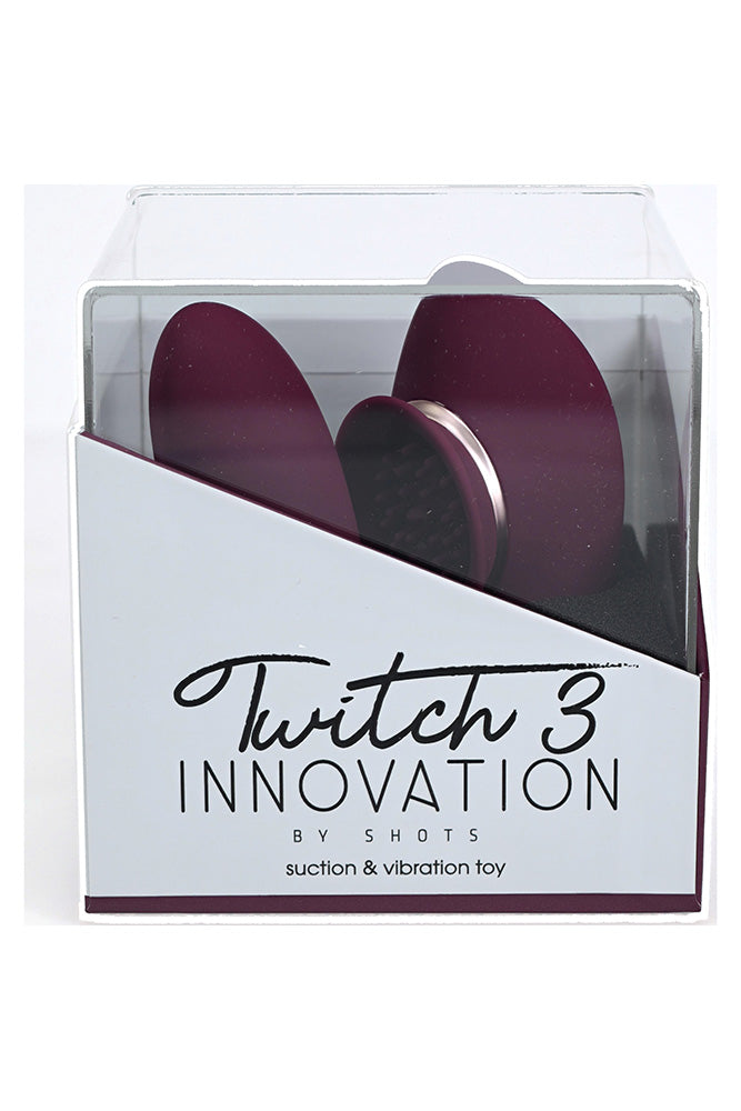Shots Toys - Twitch 3 Egg Vibrator with Clitoral Suction - Various Colours - Stag Shop