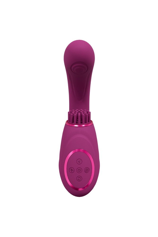 Shots Toys - VIVE - Gen Dual Vibrator With Pulse Wave - Pink - Stag Shop